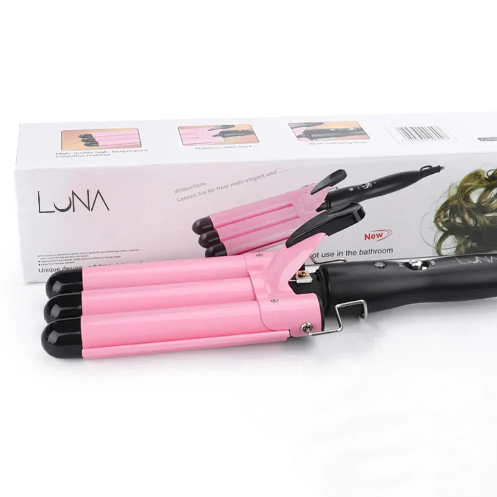 Modelador de Cabelo Ondas Triplas