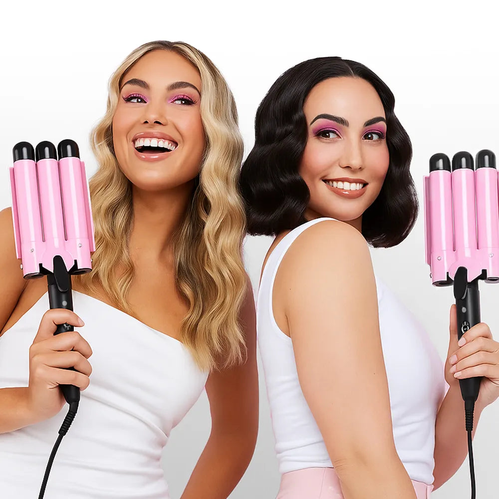Modelador de Cabelo Ondas Triplas